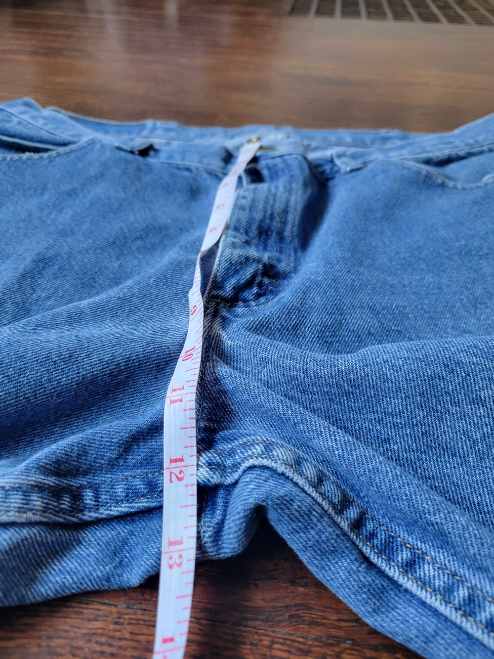 Riders by Lee Mens 38X32 Denim Jeans Regular Fit Straight Leg Heavy Duty - Picture 8 of 16